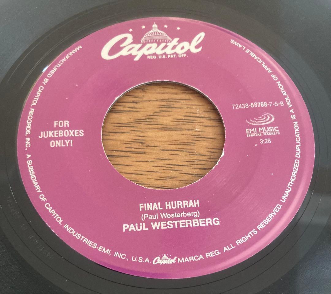◾️ジュークボックス限定7インチ◾️PAUL WESTERBERG / ポールウェス