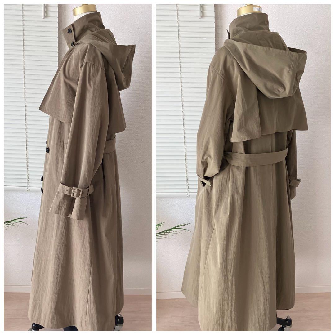 【24SS】JOURNAL STANDARD ライトクロスフードトレンチコート