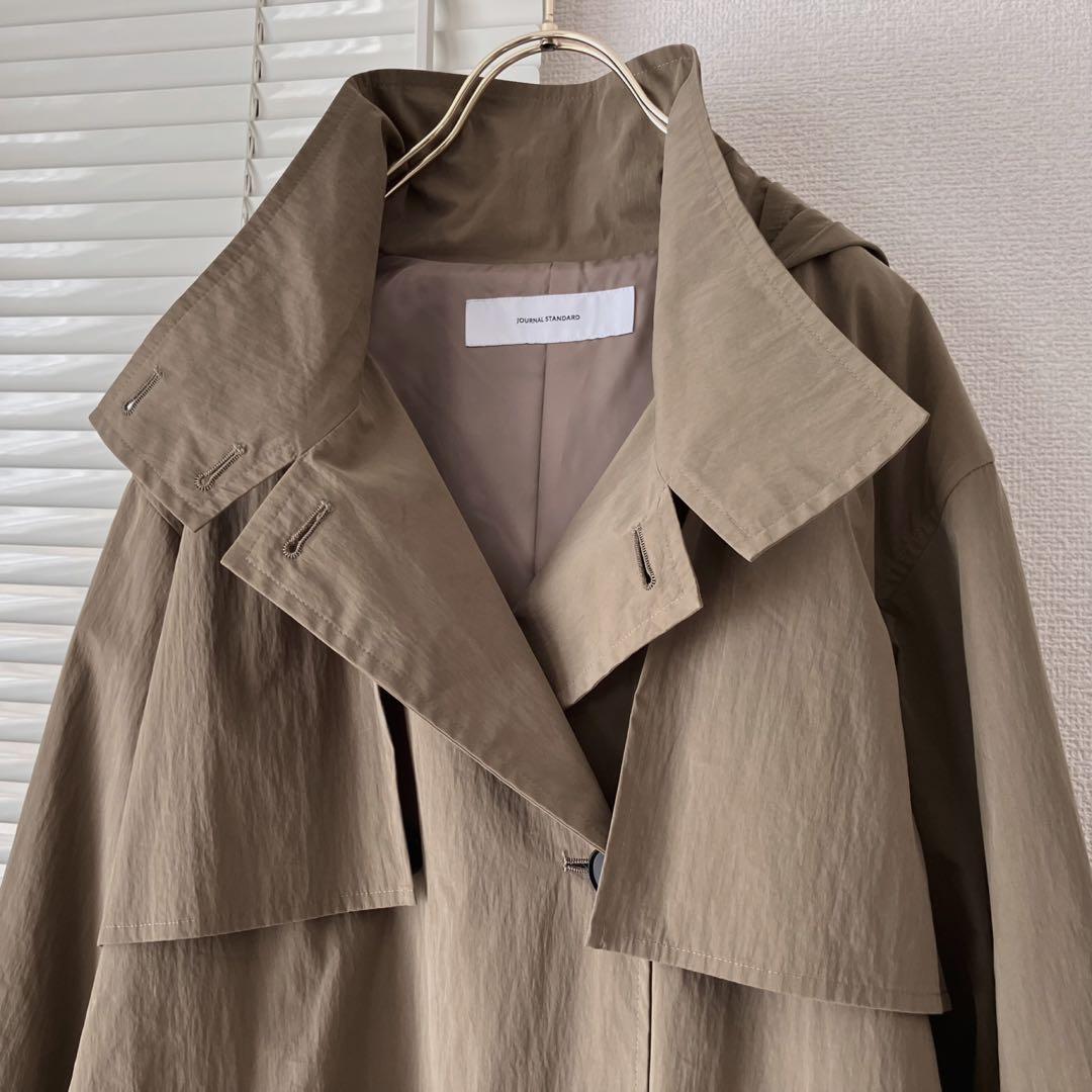 【24SS】JOURNAL STANDARD ライトクロスフードトレンチコート