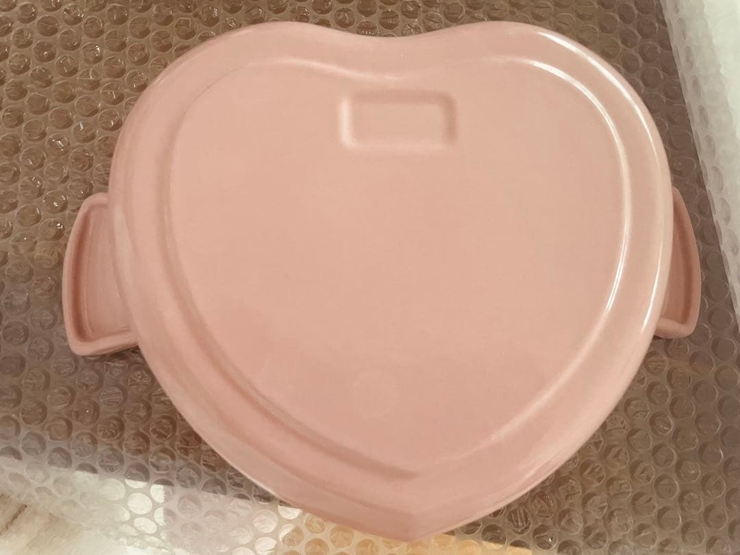Le Creuset ハート型 ココット・ダムール ピンク