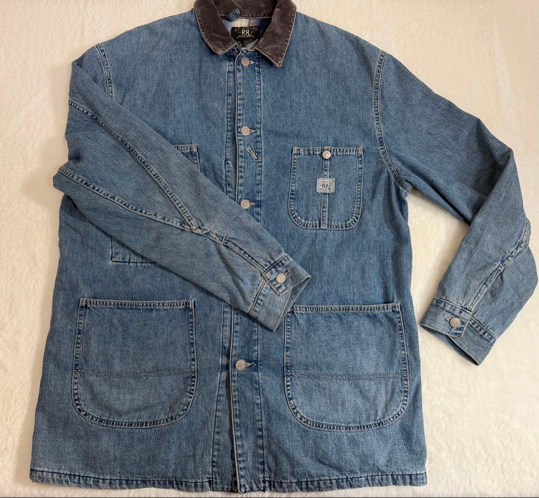 RRL ダブルアールエル カバーオール M コーデュロイ襟 三つ星タグ90年代