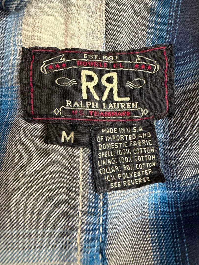 RRL ダブルアールエル カバーオール M コーデュロイ襟 三つ星タグ90年代