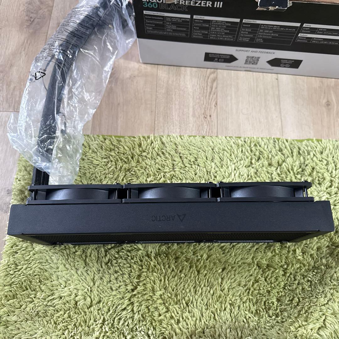 PC用ファン・クーラー ARCTIC LIQUID FREEZER III 360 BLACK