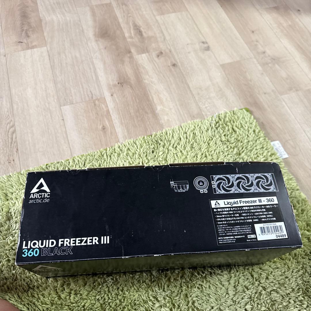 PC用ファン・クーラー ARCTIC LIQUID FREEZER III 360 BLACK