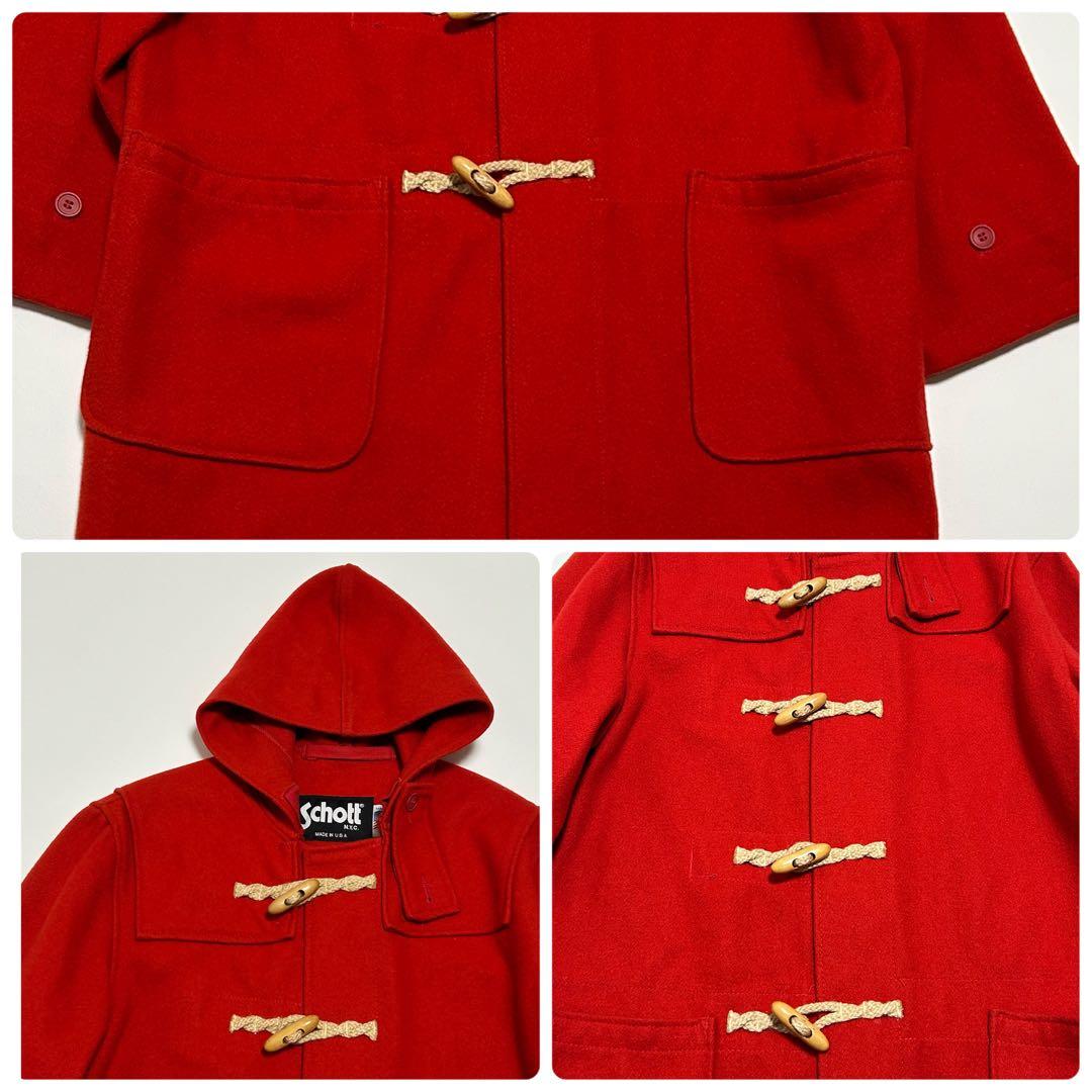 美品 USA製 Schott ダッフルコート M ビンテージ アメリカ製