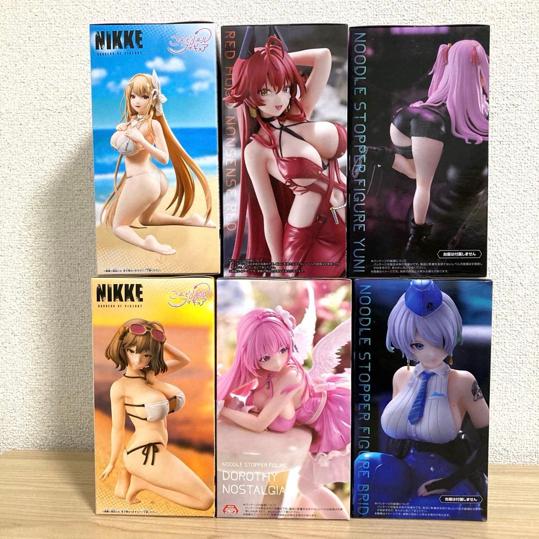NIKKE ぬーどるストッパー こーどリールフィギュア 6点 プライズ