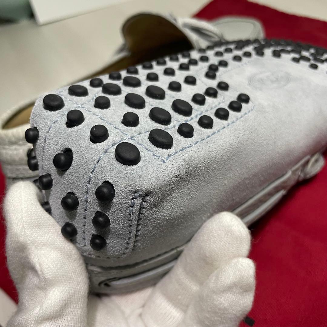 美品☆トッズ☆ゴンミーニ☆ドライビングシューズ☆グレー☆本革☆フェラーリ仕様