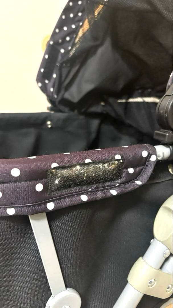 ジェックス⭐︎わんわんカート多頭用⭐︎耐荷重20kgまで⭐︎ブラックGEX 水玉