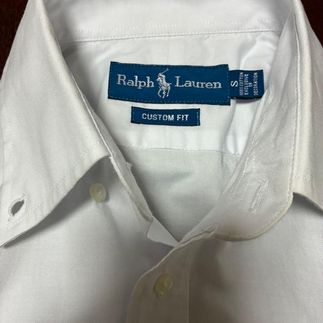 レア　Ralph Lauren ホワイト 長袖ビッグポニーシャツ