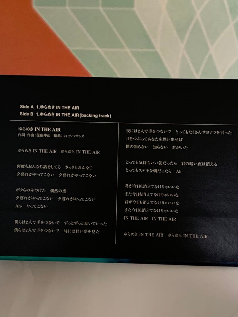 FISHMANS ゆらめき IN THE AIR レコード