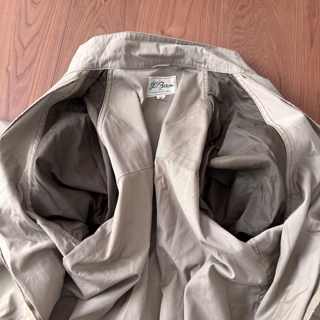 筆記体タグ ◎ 70s L.L.BEAN ドリズラー ジャケット サイズ50