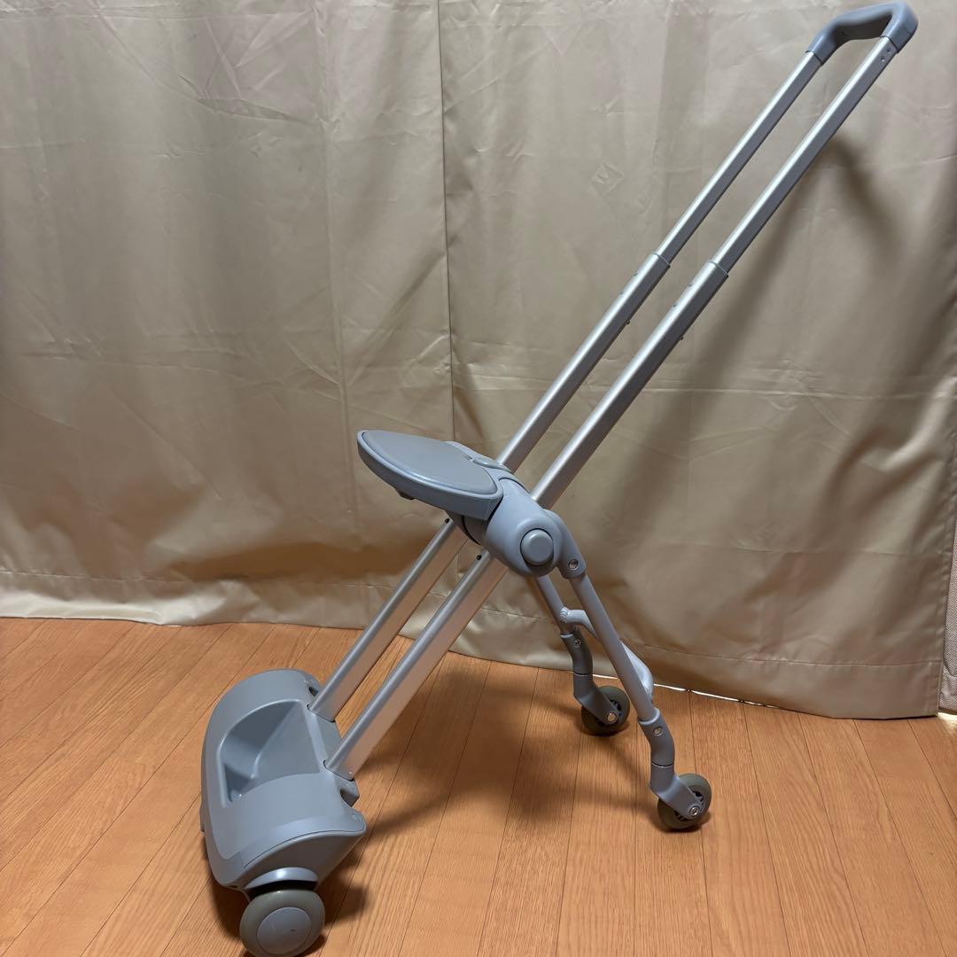 【美品】乗れるキッズスーツケース 2WAY 分離可能 耐荷重30kg ブルー