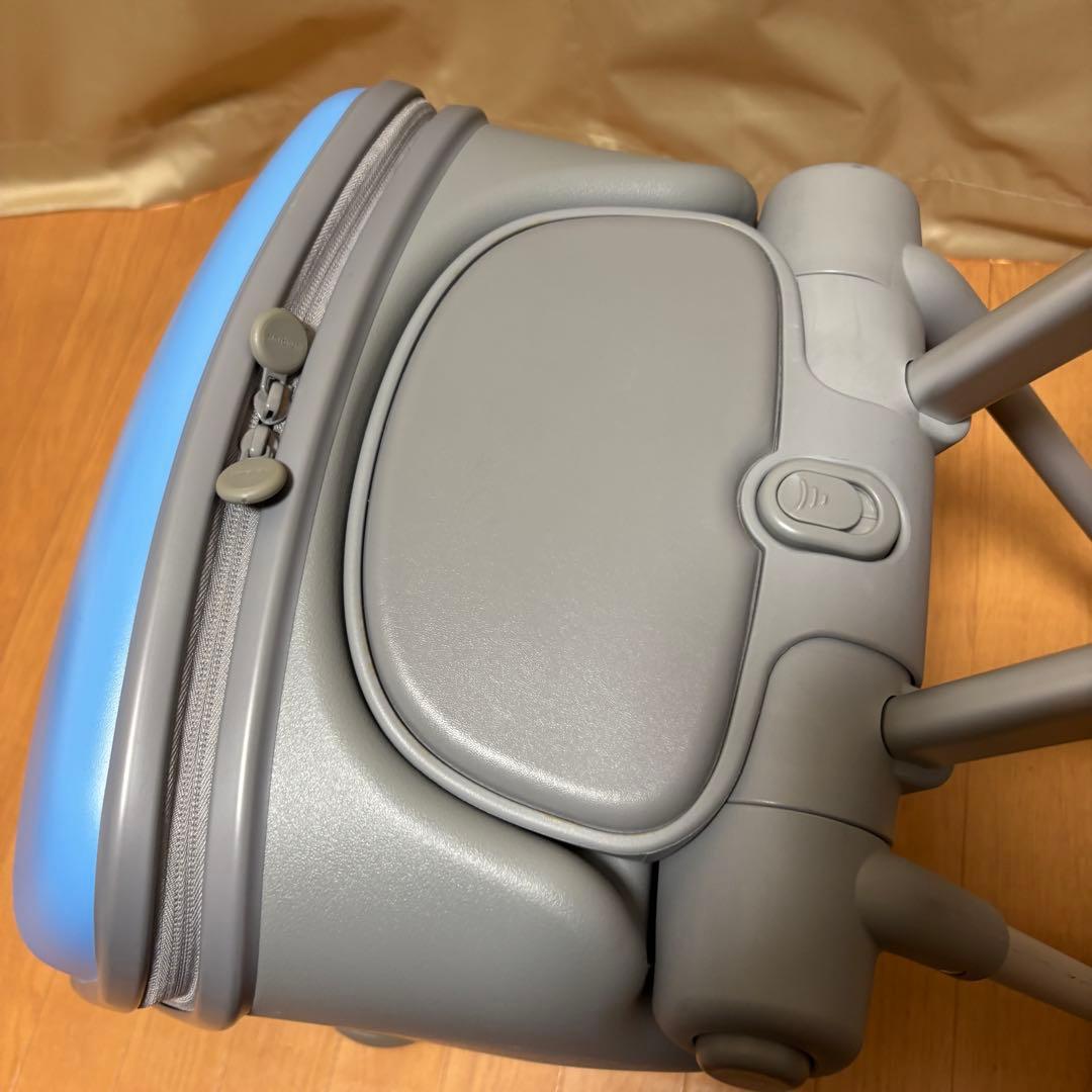 【美品】乗れるキッズスーツケース 2WAY 分離可能 耐荷重30kg ブルー
