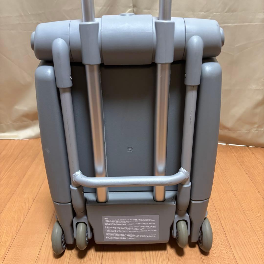 【美品】乗れるキッズスーツケース 2WAY 分離可能 耐荷重30kg ブルー