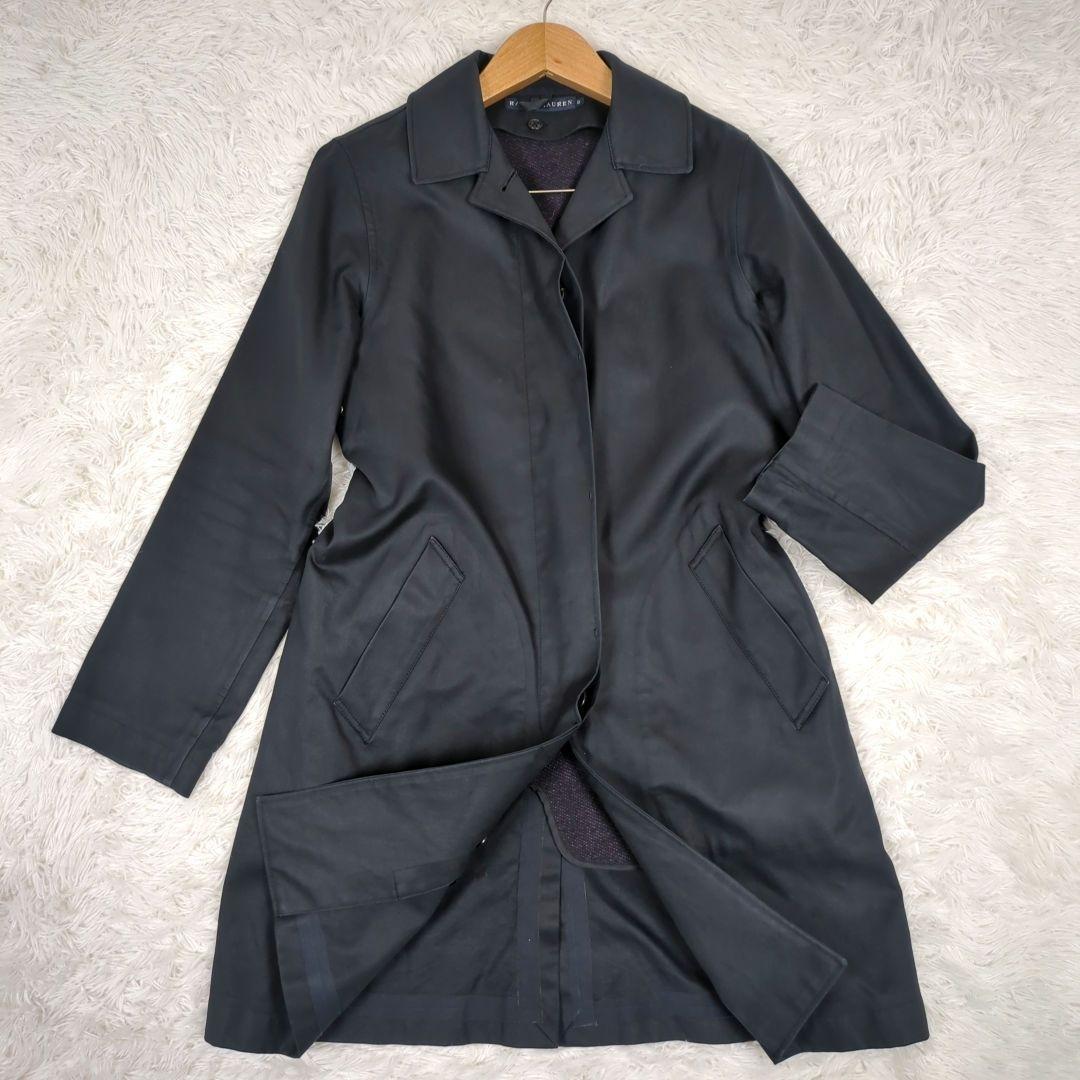 美品【M】ラルフローレン　2way　ステンカラーコート　ビッグポニー　ライナー