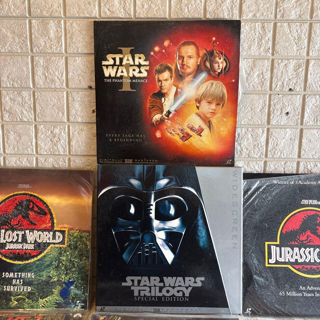 レーザーディスク 映画まとめ売り スターウォーズ ジュラシックパーク トップガン