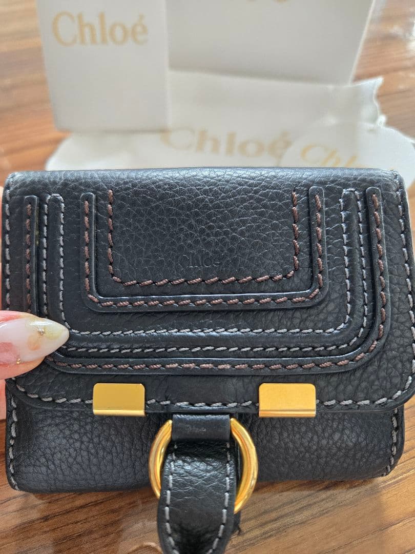 送料無料☆Chloé☆Chloe☆クロエ☆二つ折り財布☆