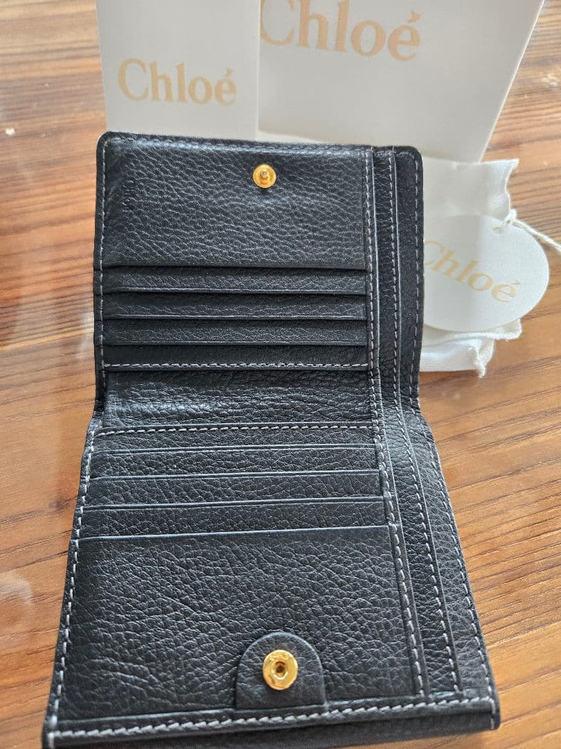 送料無料☆Chloé☆Chloe☆クロエ☆二つ折り財布☆