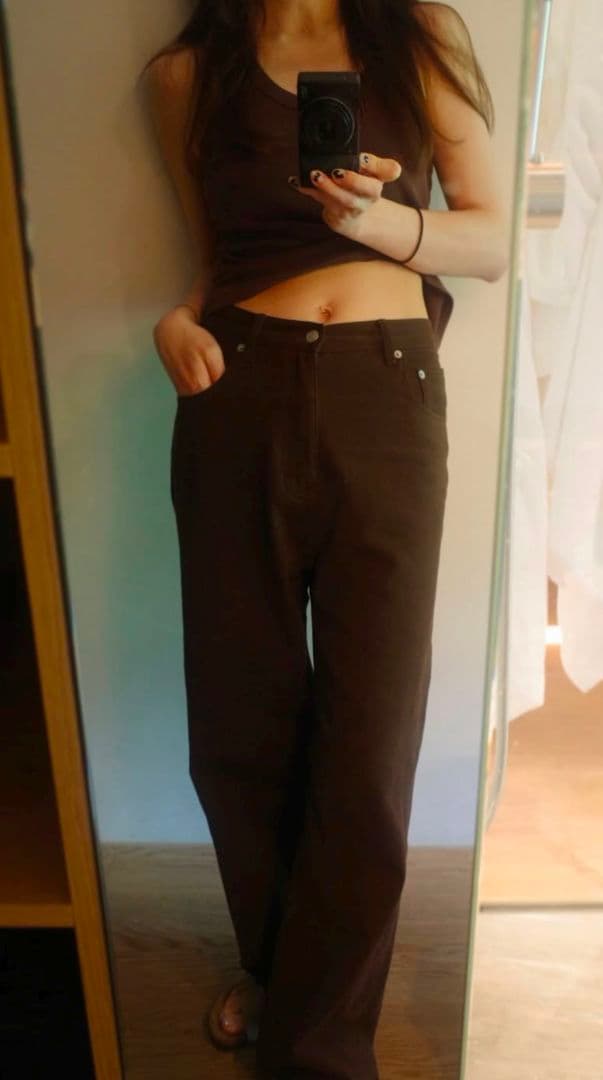 パンツ TODAYFUL Cary's Denim 26 brown