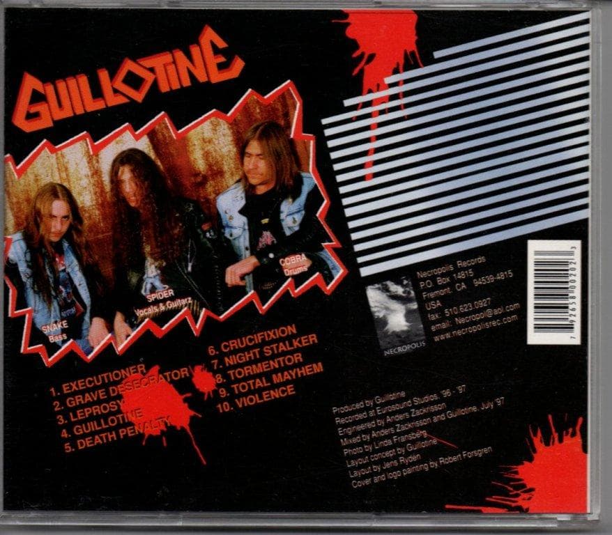 洋楽 GUILLOTINE-Under the guillotine 1997