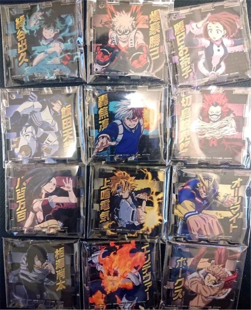 僕のヒーローアカデミア アクリルパズルキーホルダー　全12種セット　ヒロアカ