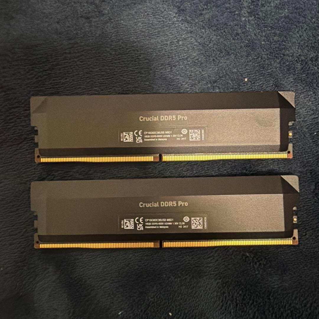 メモリー crucial DDR5 Pro 16x2