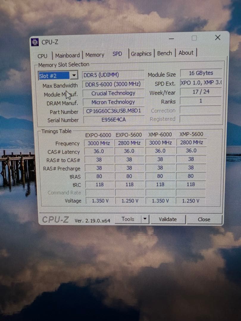 メモリー crucial DDR5 Pro 16x2