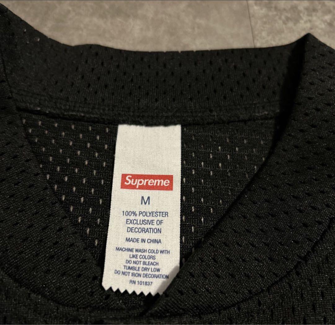 Supreme S Logo Baseball Henley Black 黒野球