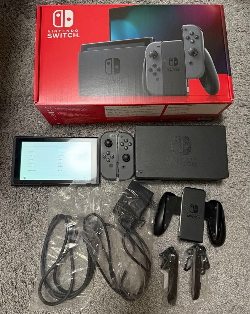 【箱付き】Nintendo Switch　本体　グレー