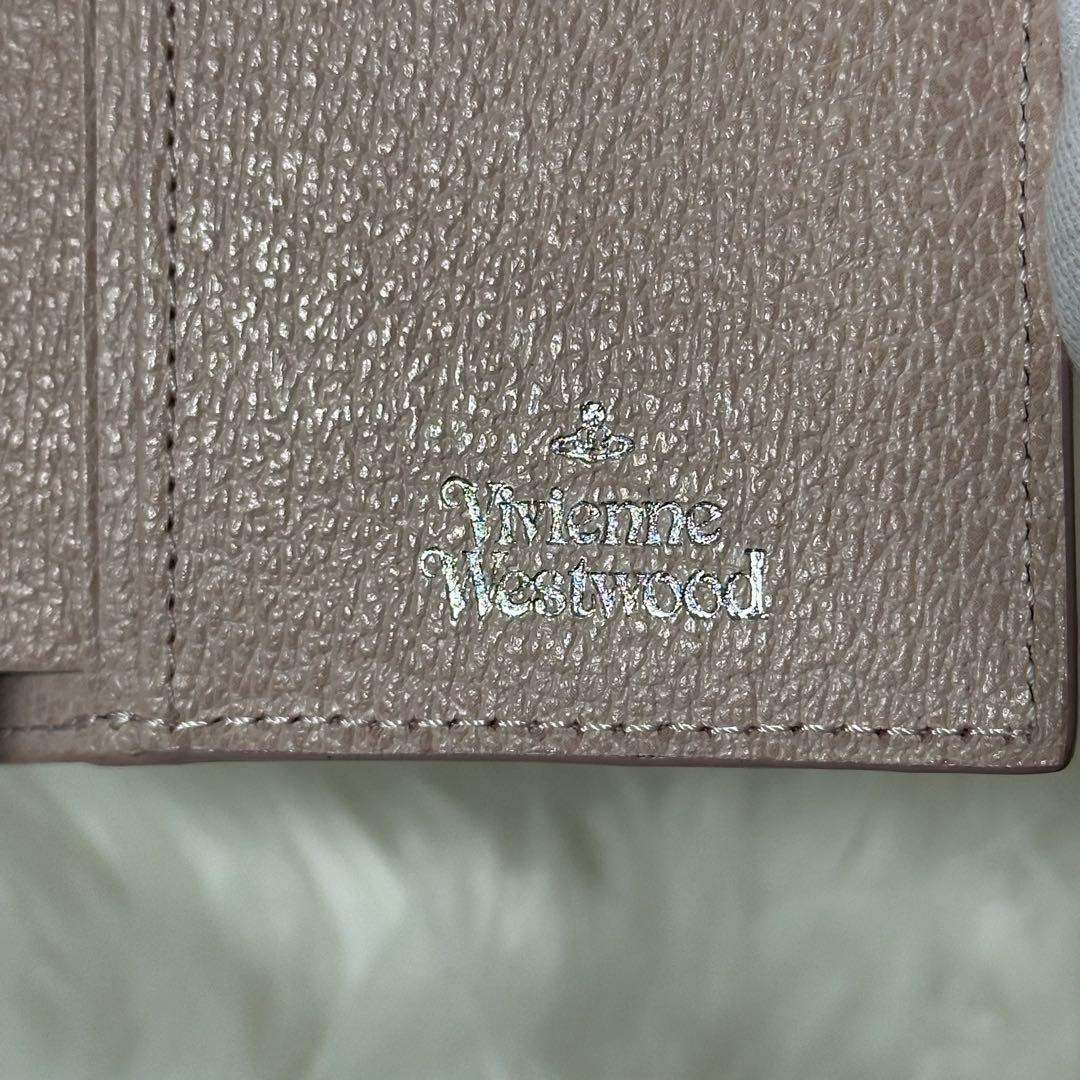 【未使用近極美品】 Vivienne Westwood 三つ折り財布 ピンク