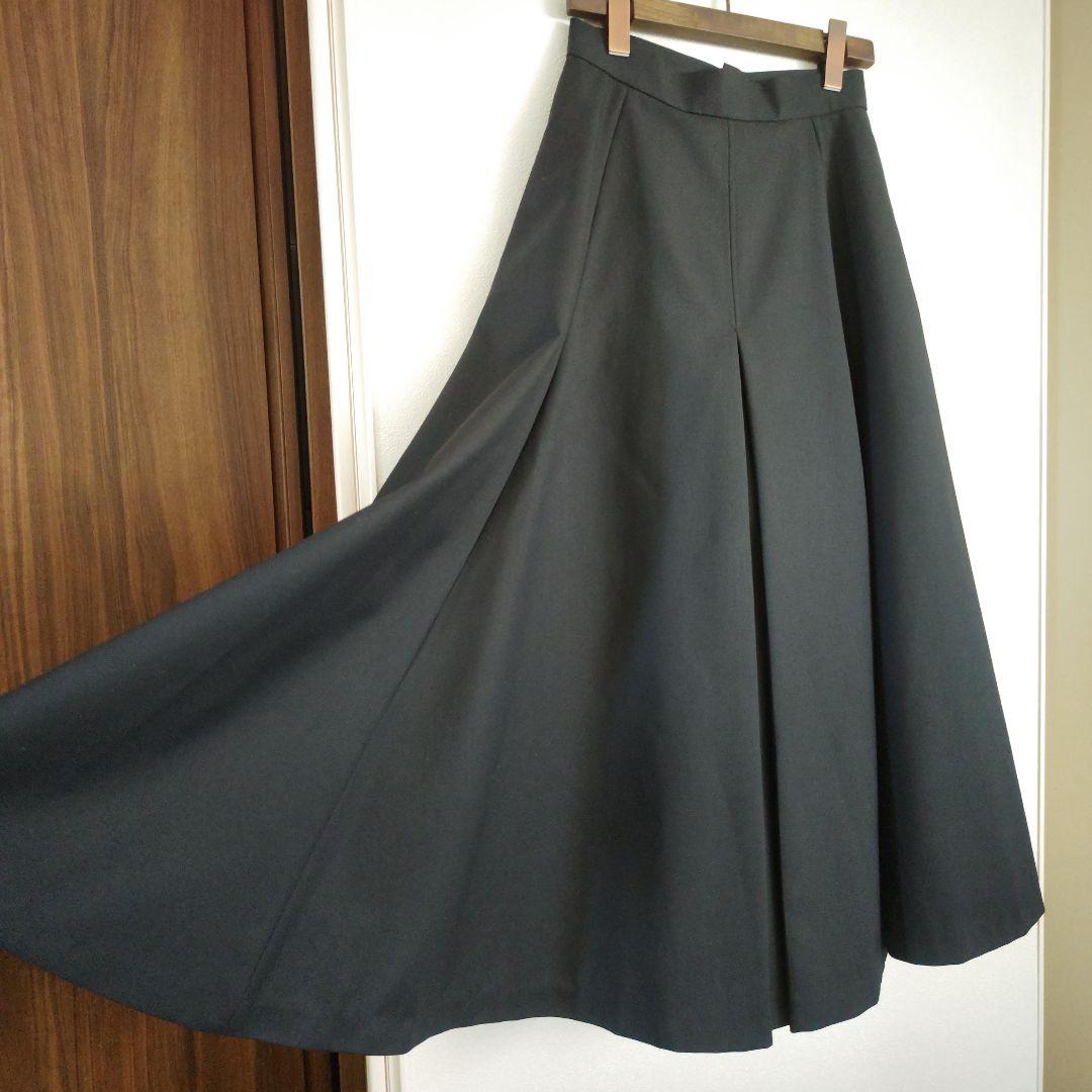 美品✨『RIM.ARK』リムアーク ボリューム フレア キュロット パンツ 黒