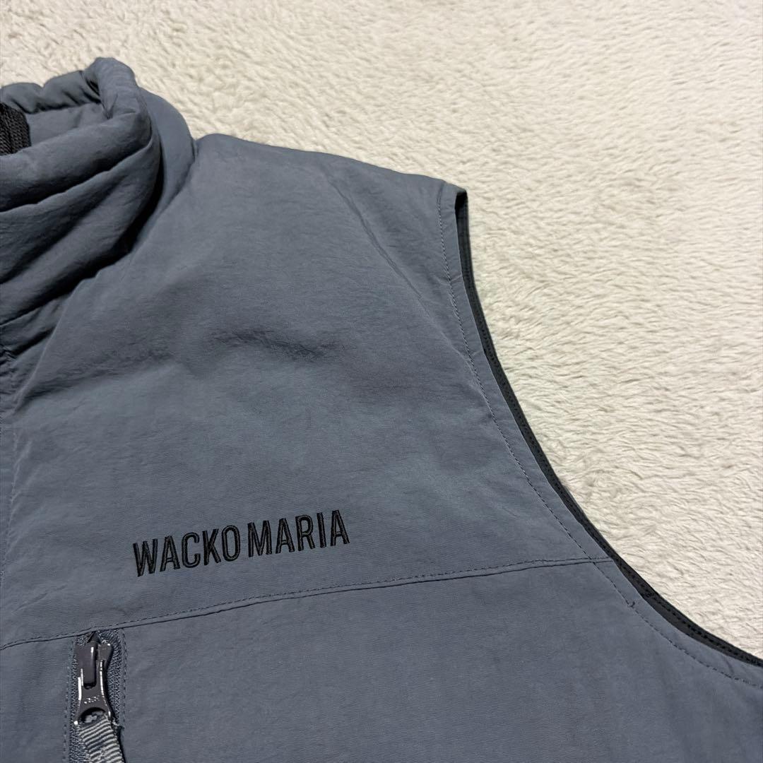 WACKO MARIA NYLON PADDING VEST ダウンベスト　S