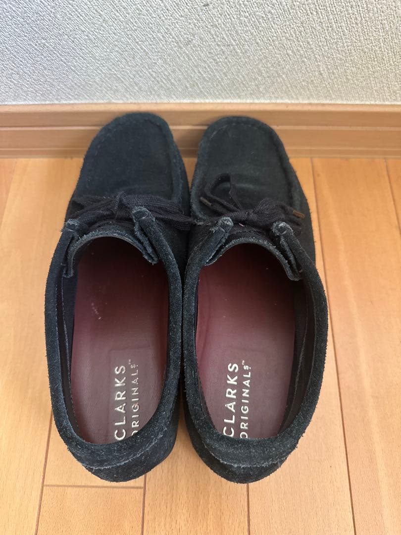 clarks ワラビー　ゴアテックス　ブラック