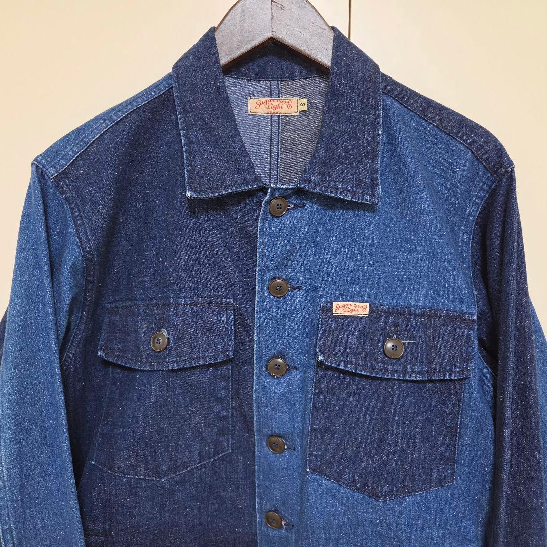 SUGAR CANE シュガーケーン 11oz.ネップデニム シャツジャケット