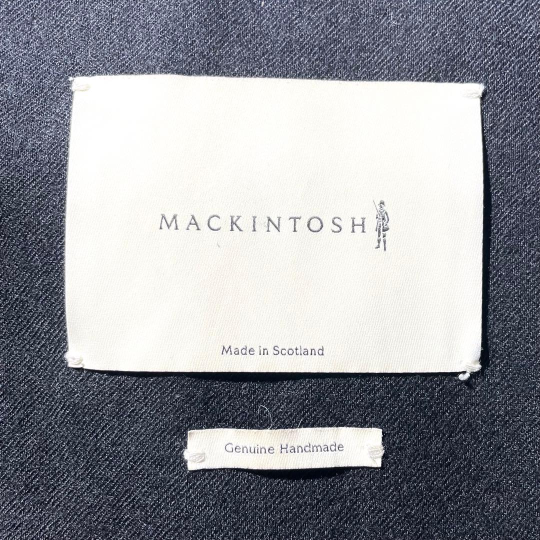 入手困難✨ マッキントッシュ フード ロングコート ウール素材 ハンドメイド 黒