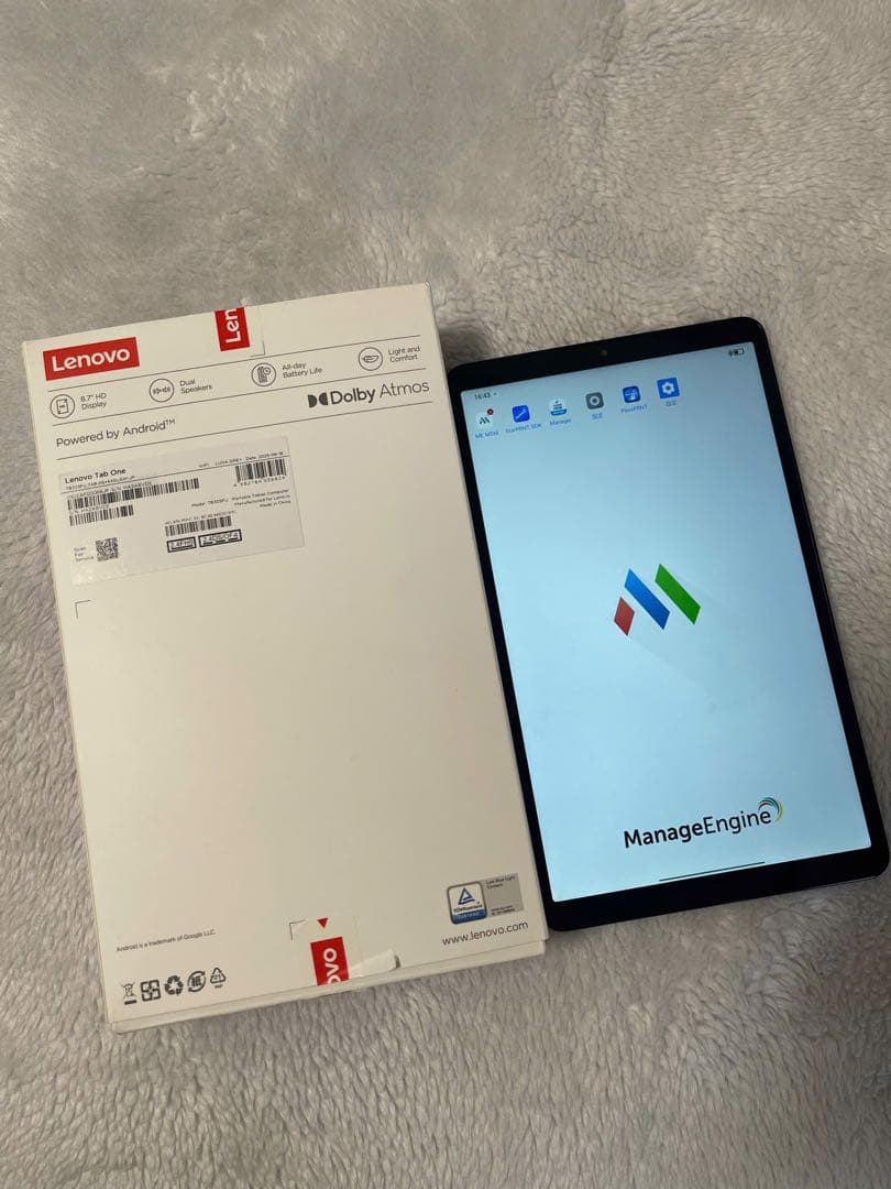 Lenovo Tab One 8.7インチタブレット WiFi+Cellular