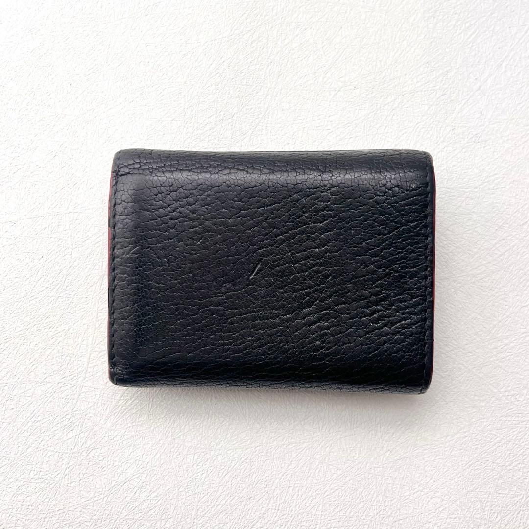 miu miu ミュウミュウ マドラス ラブレター 三つ折り財布　0316-④