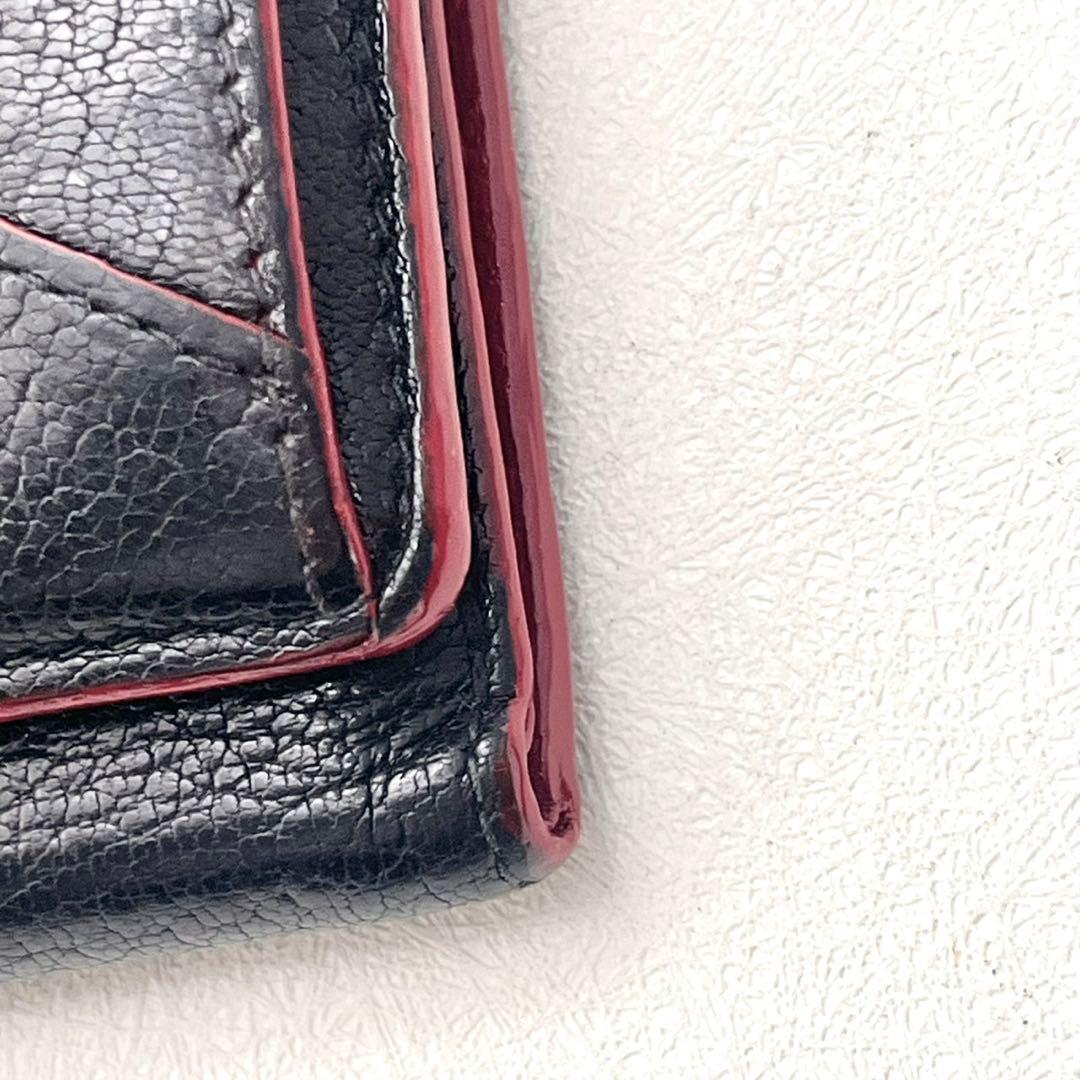 miu miu ミュウミュウ マドラス ラブレター 三つ折り財布　0316-④