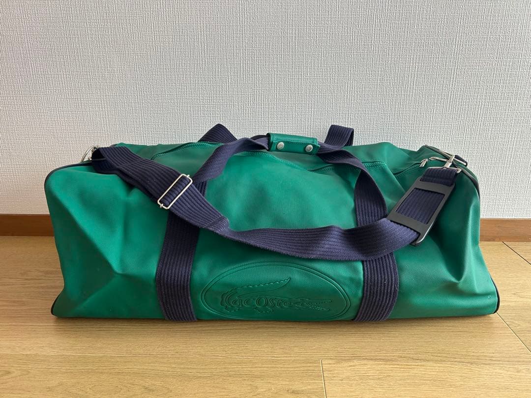 LACOSTE ボストンバッグ グリーン
