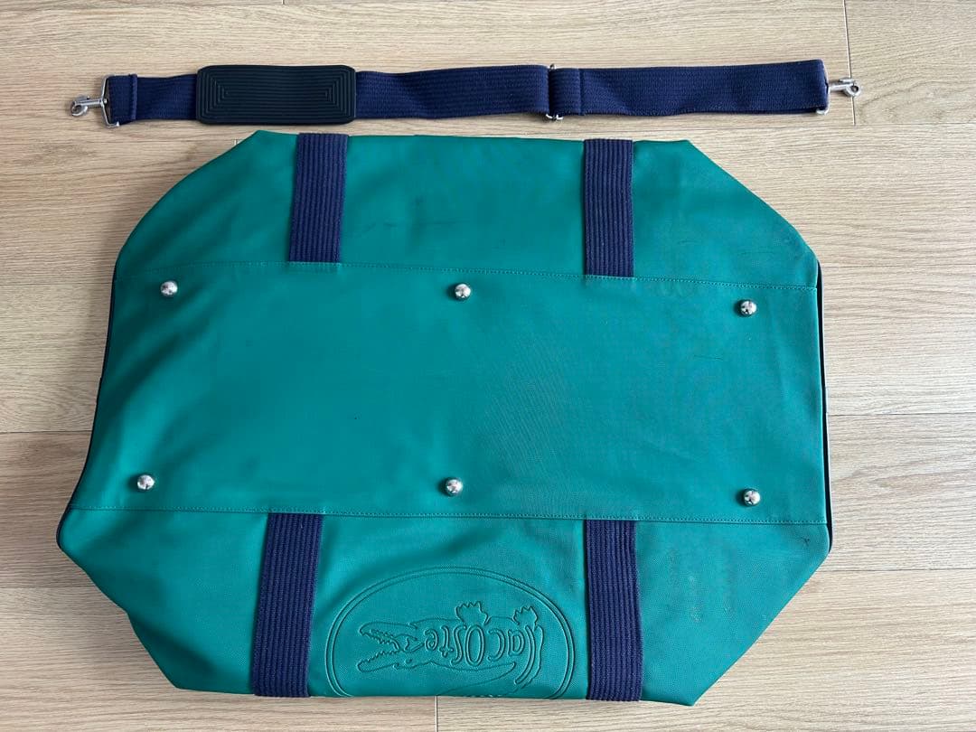 LACOSTE ボストンバッグ グリーン