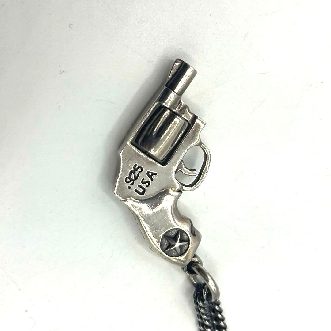 KING BABY Small Revolver Pendant ネックレス 銀
