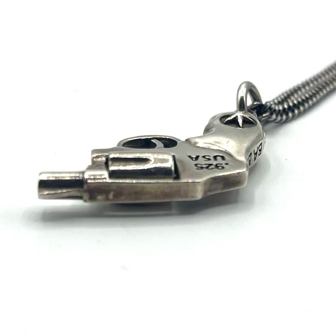 KING BABY Small Revolver Pendant ネックレス 銀