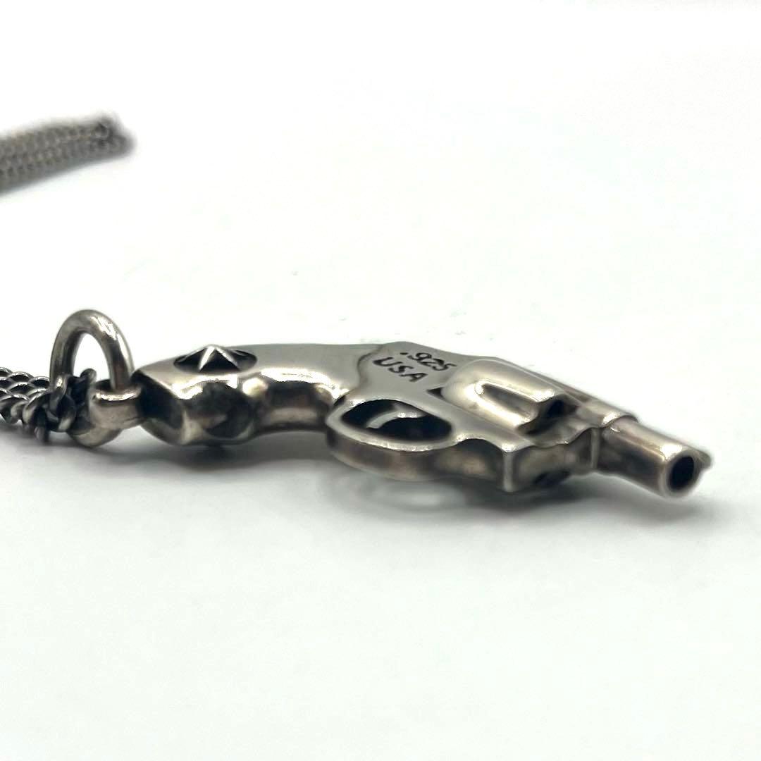 KING BABY Small Revolver Pendant ネックレス 銀