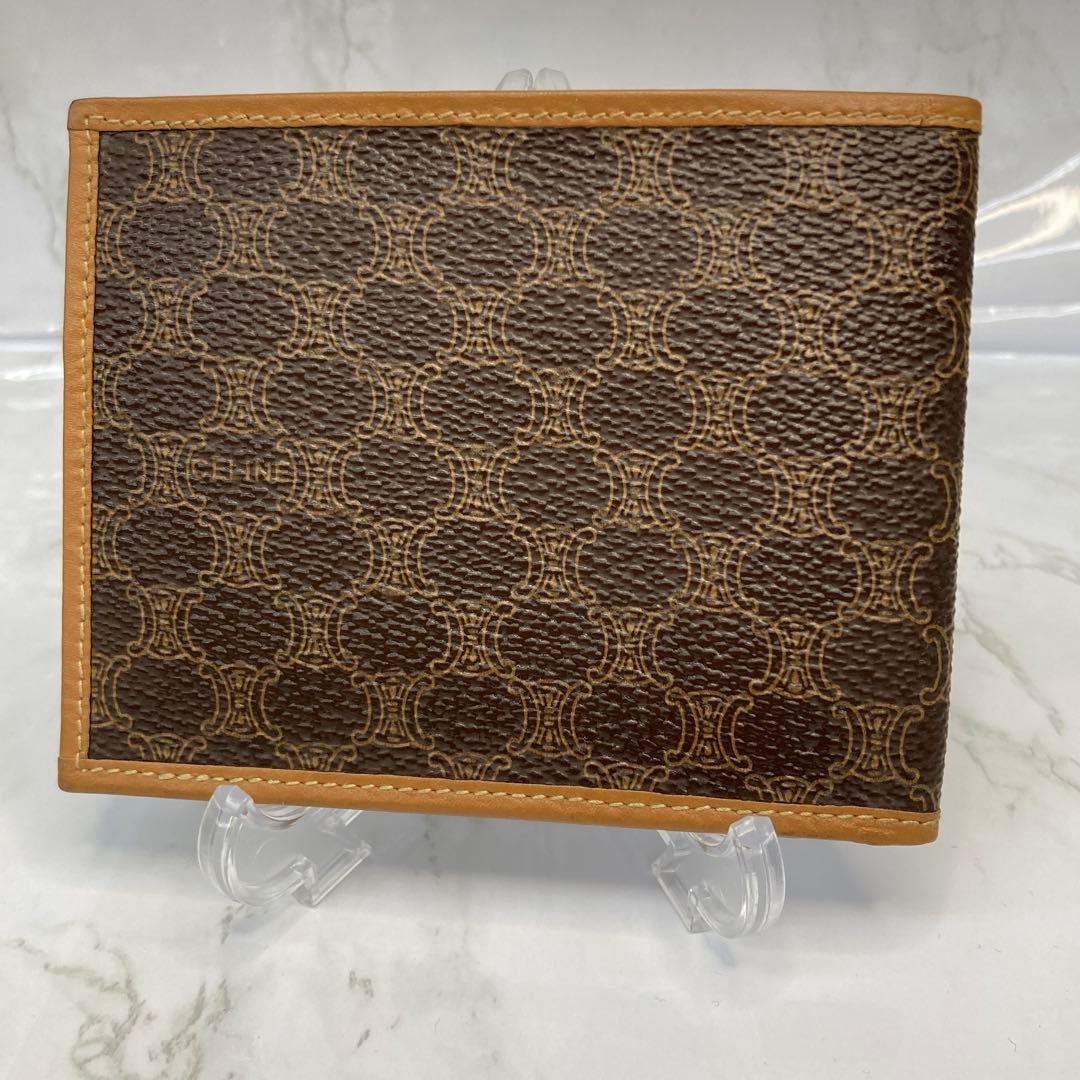 ⭐︎平日キャンペーン⭐︎ CELINE セリーヌ　マカダム柄　財布 ブラウン
