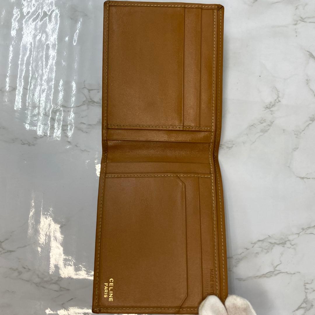 ⭐︎平日キャンペーン⭐︎ CELINE セリーヌ　マカダム柄　財布 ブラウン