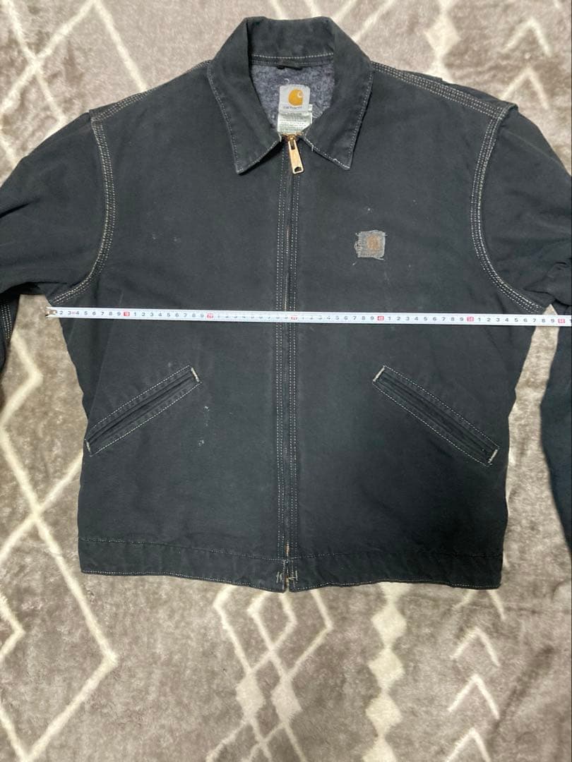 小*鉄様 carhartt デトロイトジャケット　j146 WET ブラック