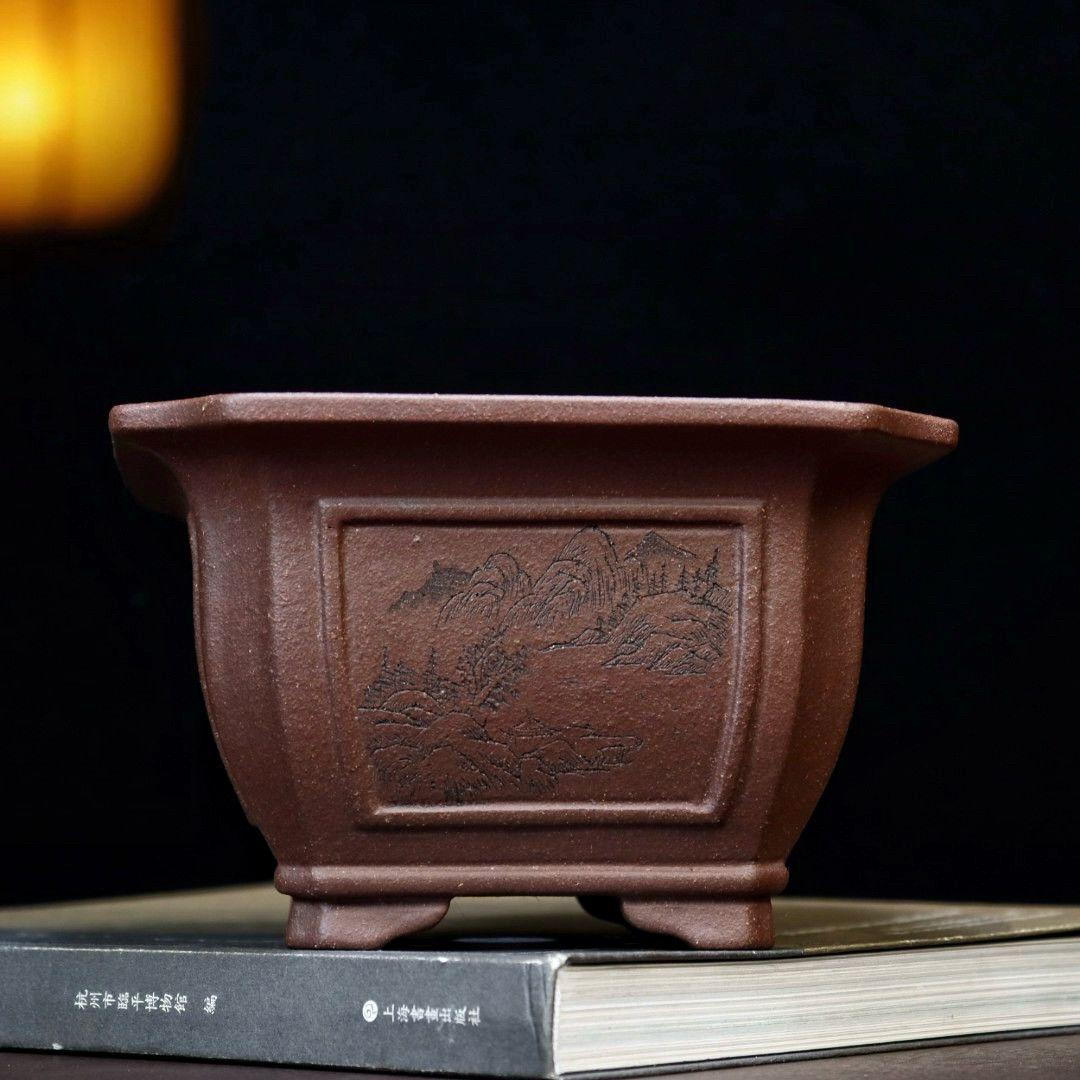 多肉植物鉢 紫砂鉢 盆栽鉢 植木鉢 小品盆栽鉢 大品盆栽鉢