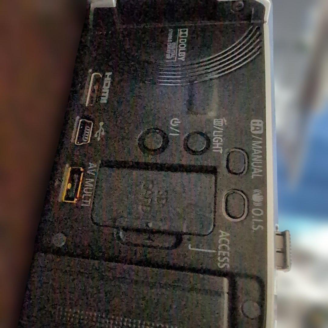 Panasonic TM25 ビデオカメラ シルバー
