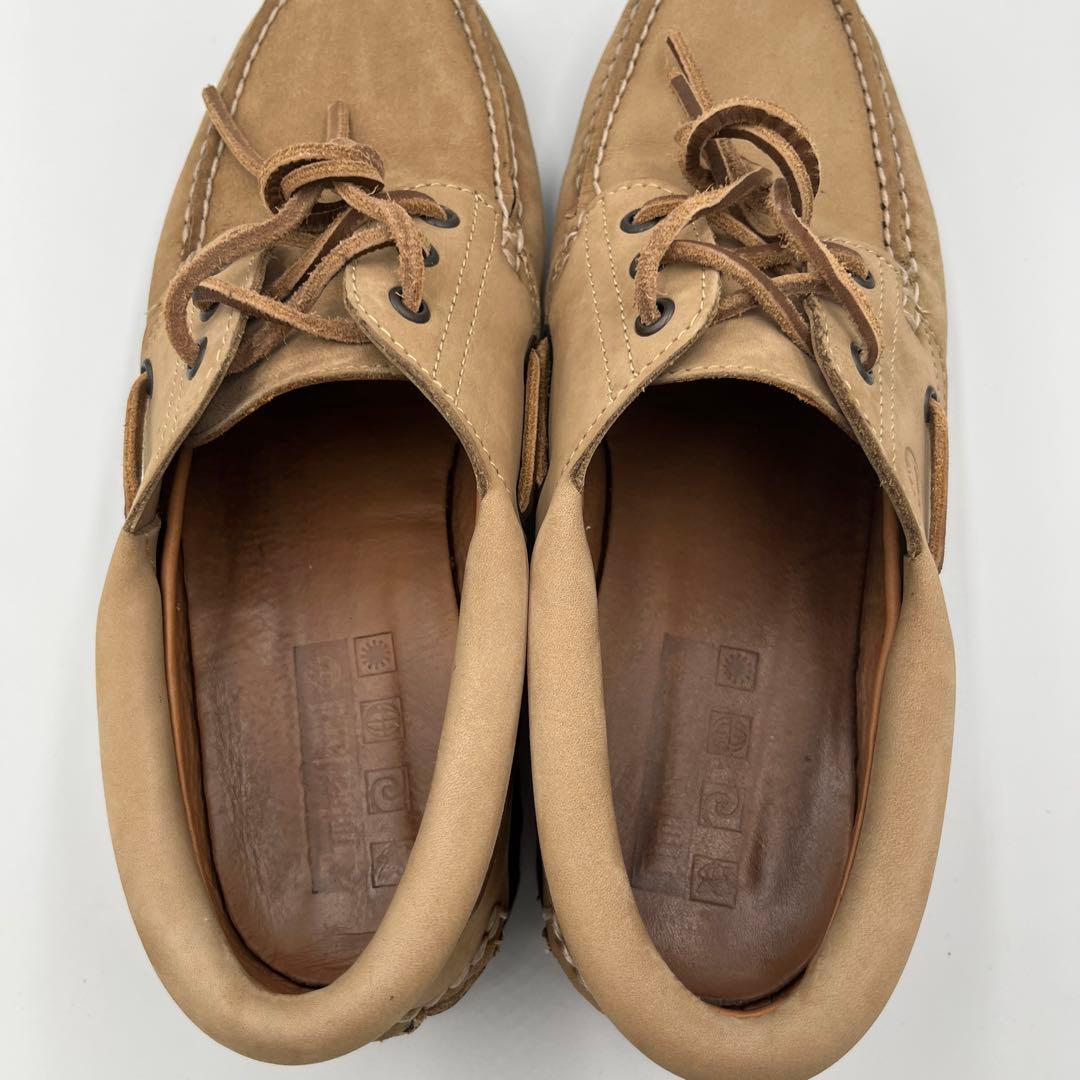 【希少】ティンバーランドTimberland 3eye　デッキシューズグレージュ