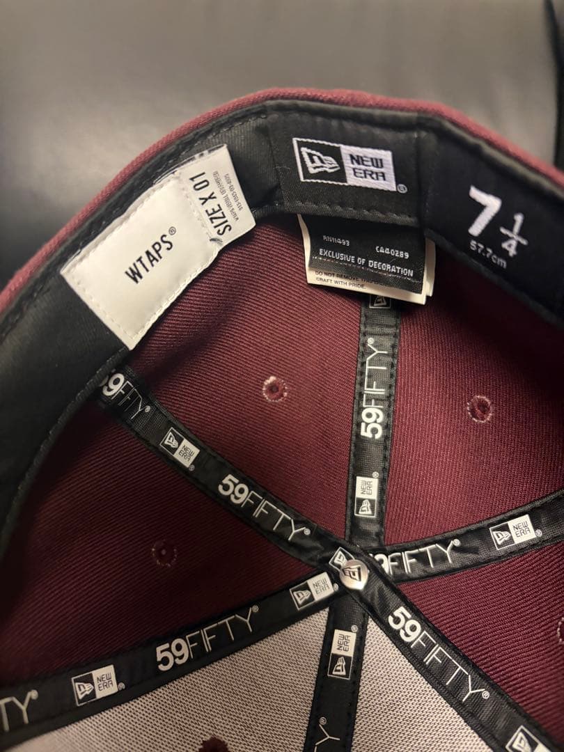 WTAPS 59FIFTY ベースボールキャップ 7 1/4